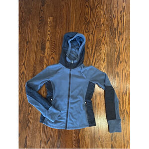 Abercrombie & Fitch Women's Blue Hooded Jacket